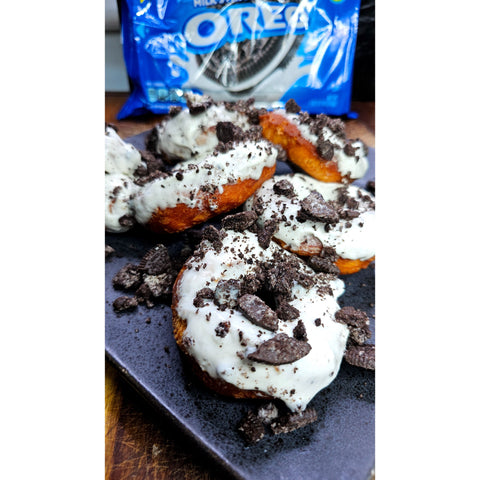 Oreo Fried Cheesecake Dip Donut recipe