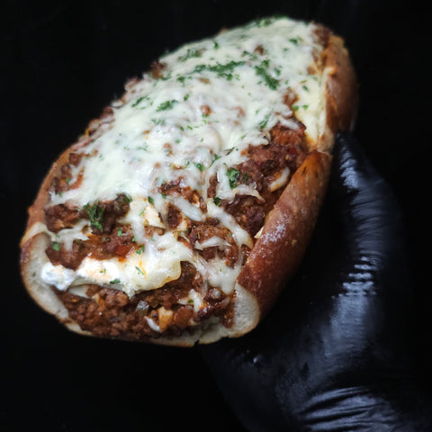 Lasagna Stuffed Garlic bread recipe