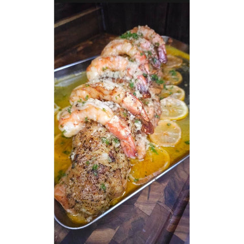 5 Braided Salmon  Crab Cake lemon garlic Shrimp Recipe