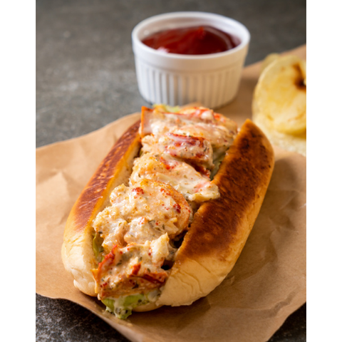 Seafood lobster roll