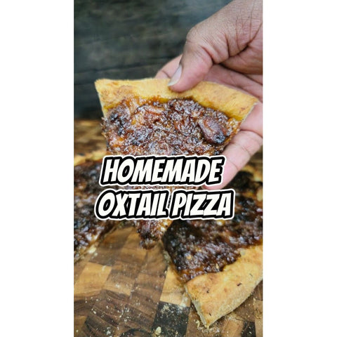 Home made Oxtail Pizza