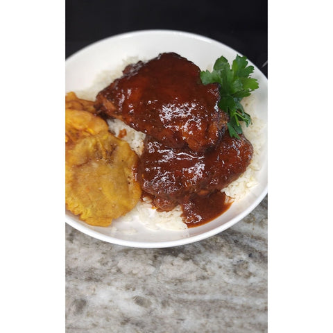 BBQ Jerk Chicken Thighs - ChefKennyeats