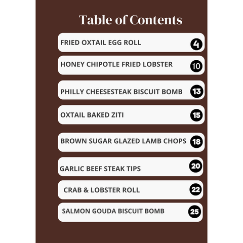 BIG DAT BACK COOKBOOK VOLUME 1 - ChefKennyeats