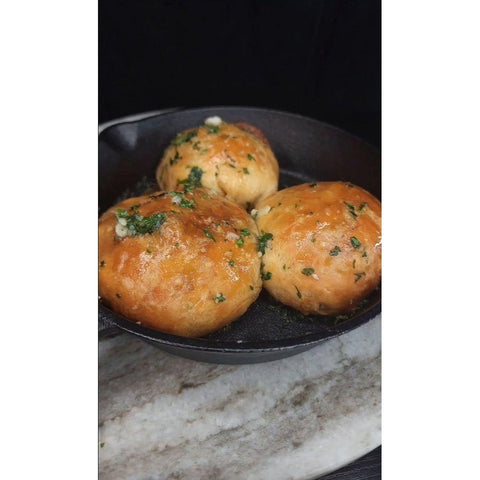 Buffalo Chicken Biscuit Bomb - ChefKennyeats