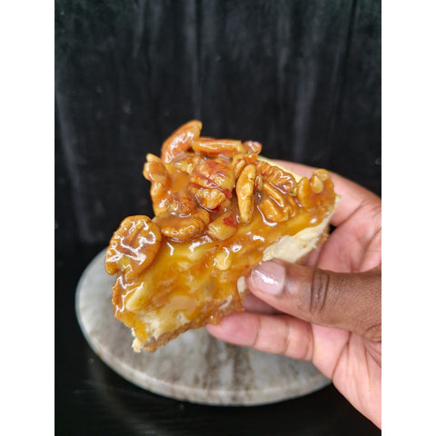 Butter Pecan Pie Cheesecake recipe - ChefKennyeats