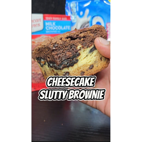 Cheesecake Slutty Brownie - ChefKennyeats