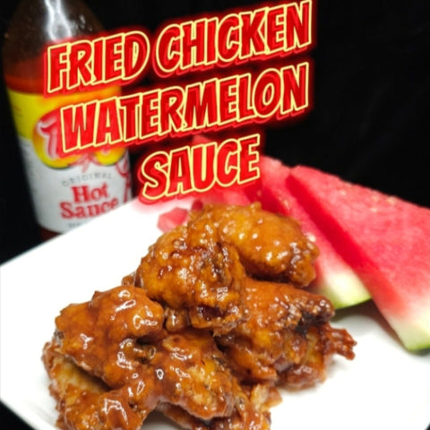 Chicken Wings Watermelon Sauce - ChefKennyeats