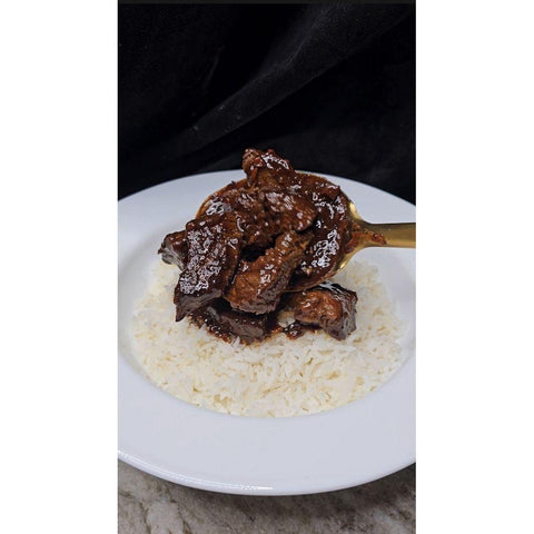 GARLIC STEAK TIPS - ChefKennyeats