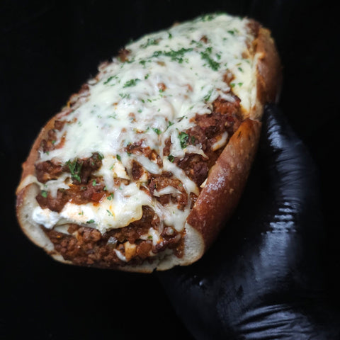 Lasagna Stuffed Garlic bread recipe - ChefKennyeats