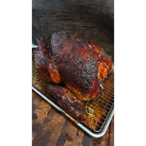 Oven roasted turkey Courvoisier butter - ChefKennyeats