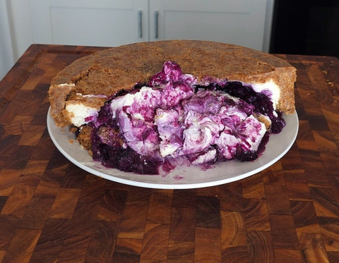 Reverse Blueberry Cheesecake - ChefKennyeats