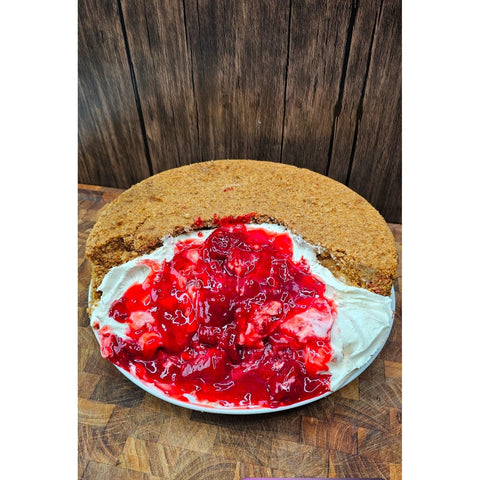 Reverse Strawberry Cheesecake -