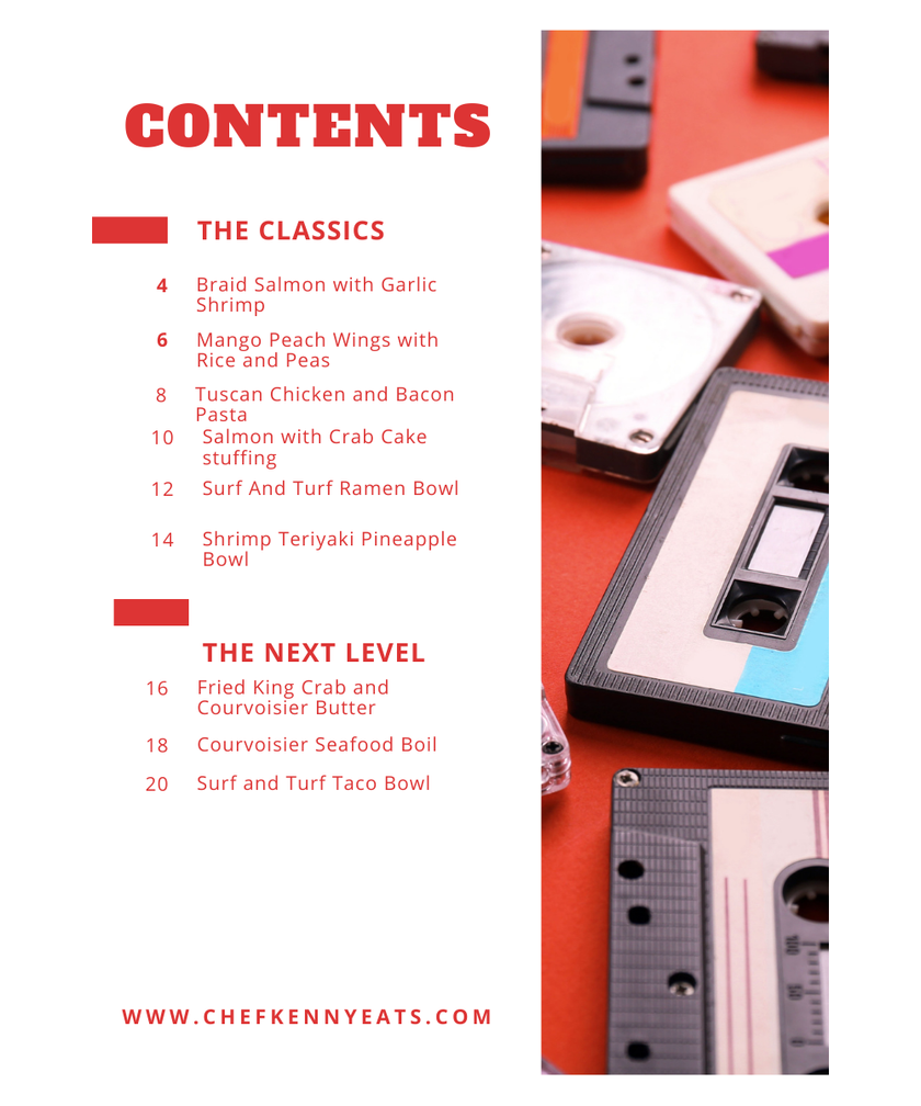 TOP VIRAL RECIPE MIXTAPE COOKBOOK ChefKennyeats