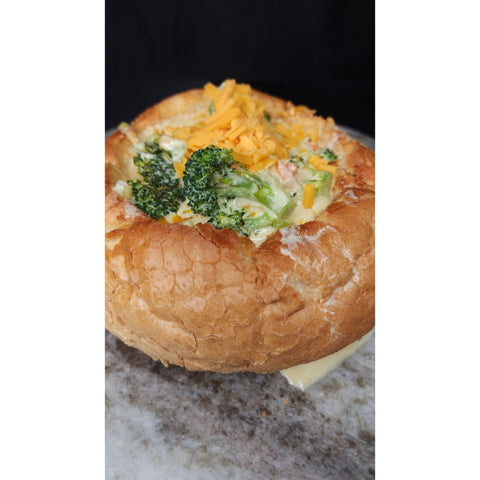 BROCCOLI CHEDDAR SOUP - ChefKennyeats