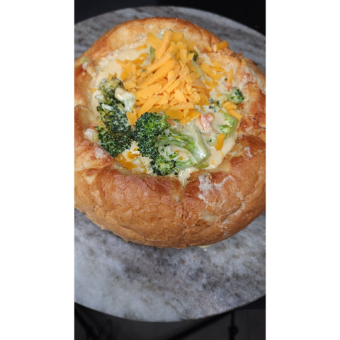 BROCCOLI CHEDDAR SOUP - ChefKennyeats