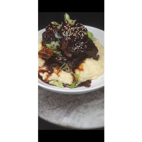 Sesame Glaze Short Rib - ChefKennyeats