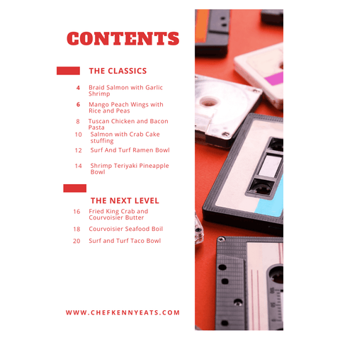 TOP VIRAL RECIPE MIXTAPE COOKBOOK - ChefKennyeats